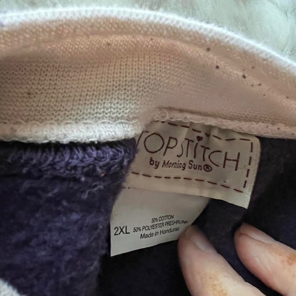 Vintage 90’s grannycore winter trees sweatshirt. - Picture 3 of 3